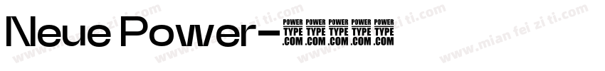 Neue Power字体转换